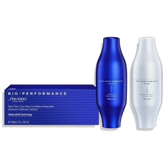 Shiseido Bio-Performance Skin Filler Serums Day Expansion & Night Infill Set NIB - Picture 1 of 11